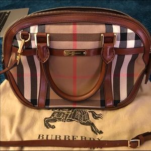 Authentic Burberry Orchard In Bridle House Check